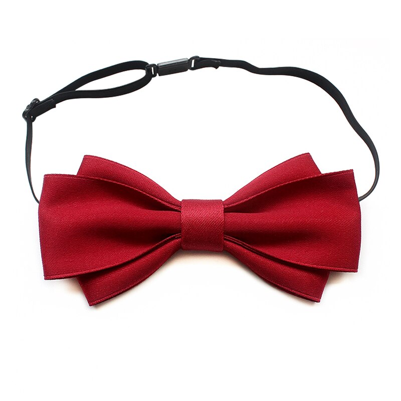 Mann Neue Luxus Stoff Fliege Für Frauen Big Bowtie Hochzeit Band Baumwolle Hemd Schal Zubehör für Party bogen: Elfenbein
