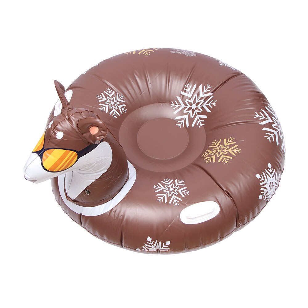 Ski Ring Inflatable Ski Ring Floating Toy Swimming Cushion Children Swimming Accessories Baby Water Amusement Multifunctional: Brown