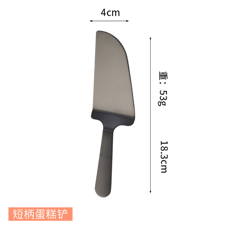 Outils à pâtisserie en acier inoxydable, ensemble de couteaux à pelle à gâteau de mariage, couteau à Pizza en or Rose, accessoires d'outils de cuisson, couteaux de cuisine 1 pièce: Gris clair