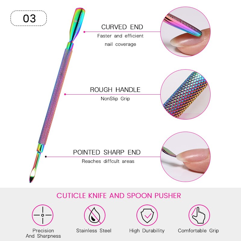 BORN PRETTY Cuticle Nippers Nail Art Scissors Cuticle Clippers Trimmer Dead Skin Remover Stainless Steel Cutters Nails Tool: 8