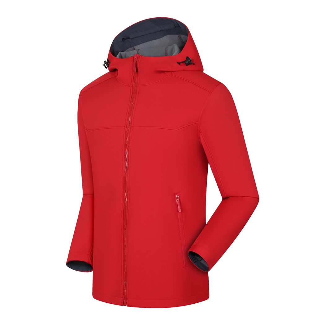 ARC Jacket Plus polaire nouvelle coque souple pêche à capuche imperméable coupe-vent hommes et femmes veste de randonnée en plein air: L / Orange