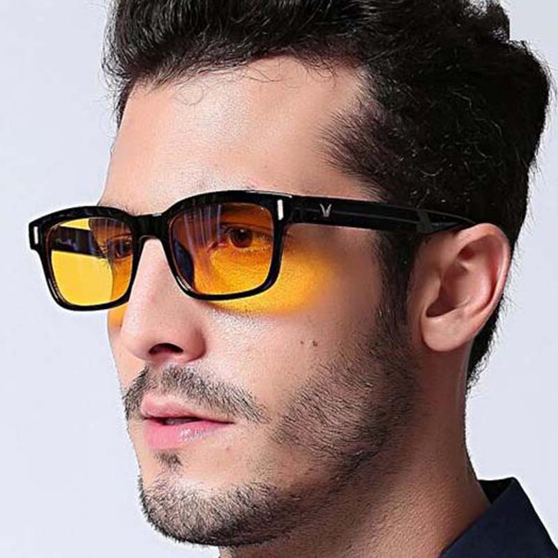 Gafas de ordenador con rayos azules para hombre, lentes de radiación con pantalla, de , para oficina y juegos, con bloqueo UV