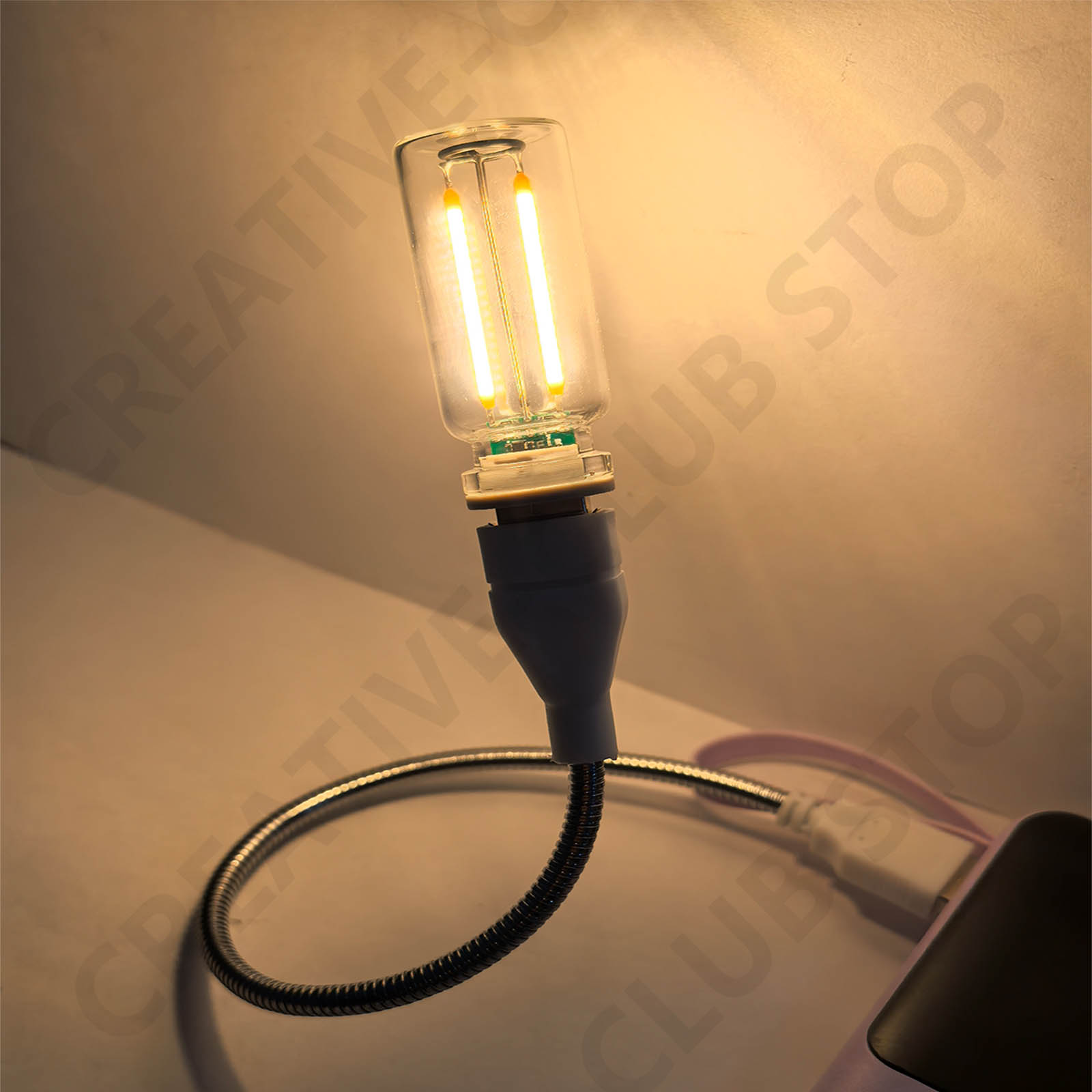 Bombilla LED de filamento USB Retro, luz nocturna con atenuación táctil, luz de ambiente para coche, luz de ambiente para dormitorio, mesita de noche, ahorro de energía, luz nocturna para dormir