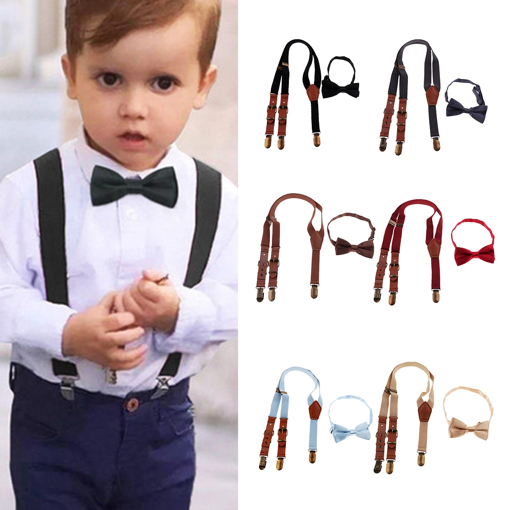 1Pc Polyester Baby Kids Kinderen Jongens Verstelbare Elastische Bretels voor Bruiloften Kostuums Speciale Evenementen Mode Acc