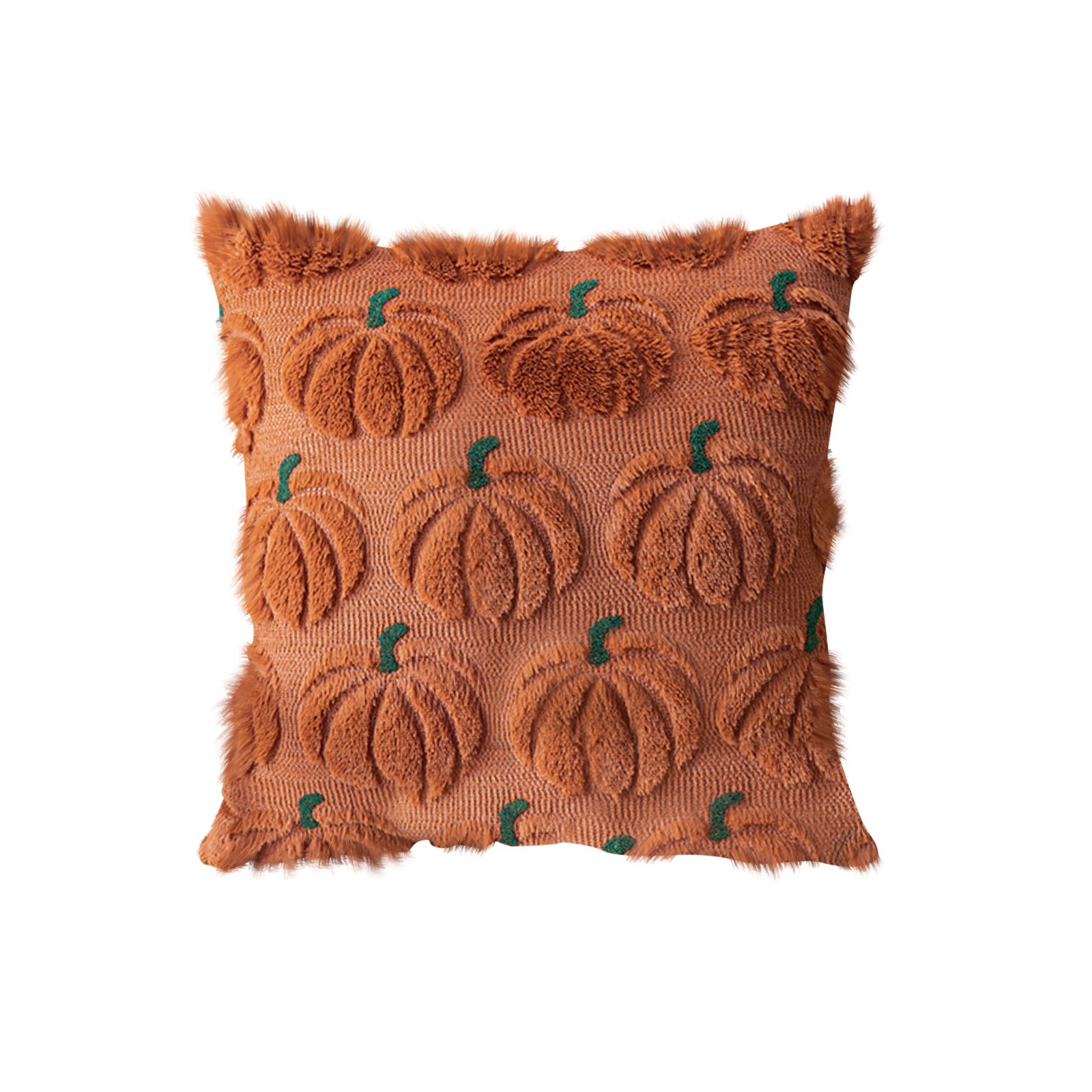 17.7x17.7inThanksgiving Pillow Maple Leaf Cover Solid Color Cushaw Embroidery Home Pillow Waist Cushion Cover Cojines Para Sofa: ROSE RED