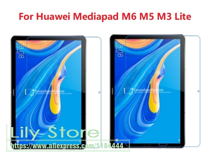 2 PCS For Huawei Mediapad M6 M5 M3 Lite Clear Screen Protector Protective Film on Media Pad 8.4 8 10.8 10.1 inch tablet