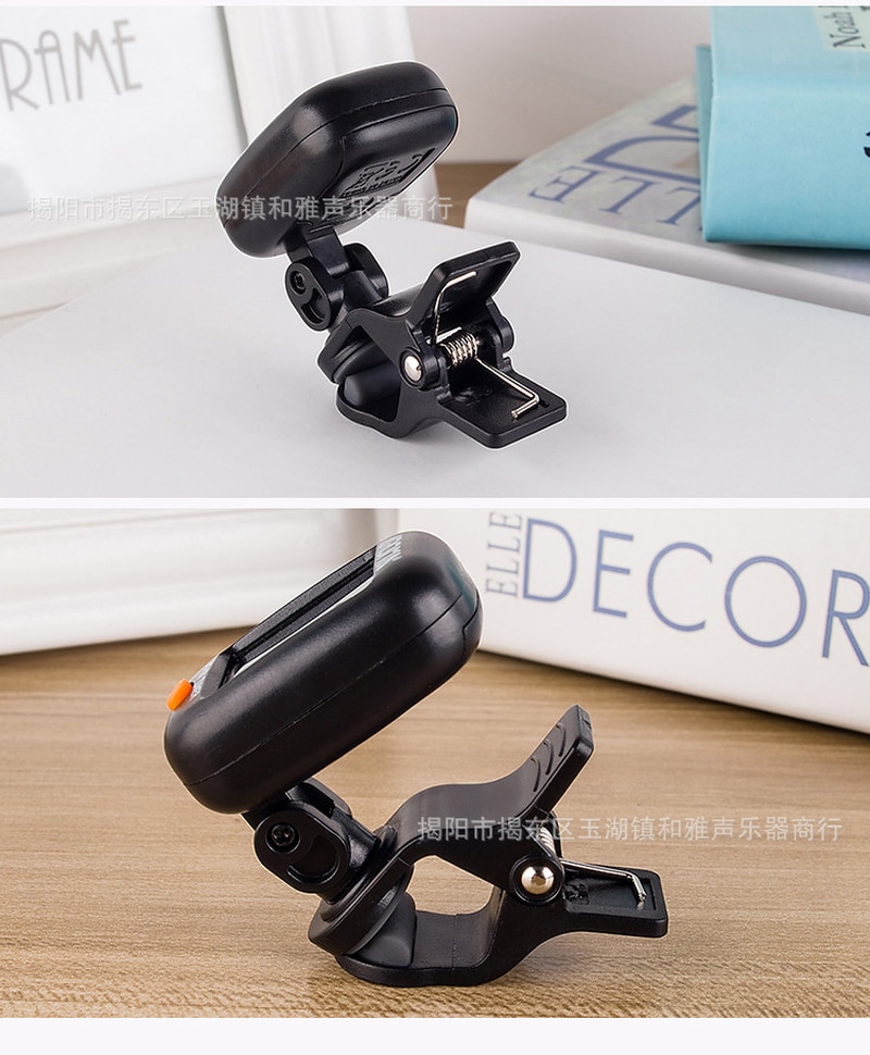 Clip On Guitar Tuner Portable Universal Digital Tuner for Chromatic Guitar Bass Ukulele Violin Guitar Accessories