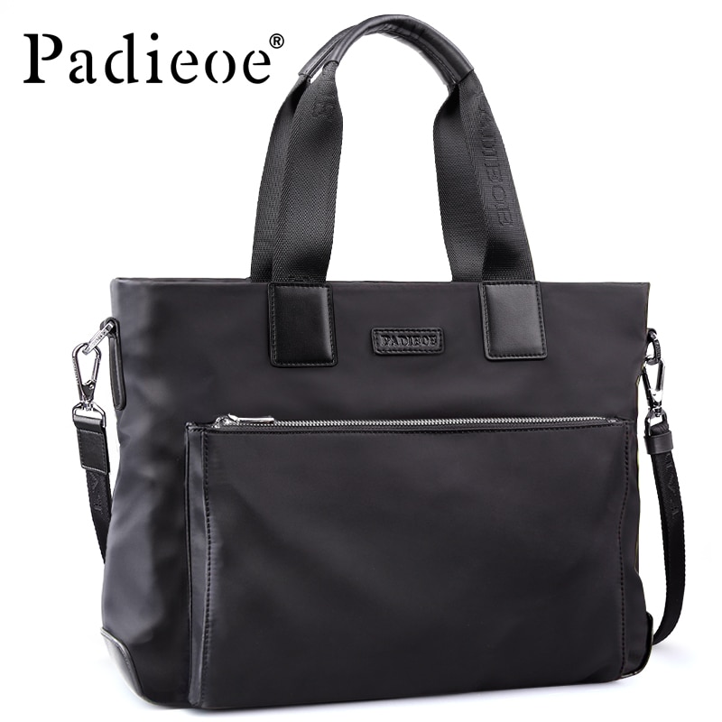 Padieoe waterdichte aktetas voor heren, duurzame nylon laptop schoudertas, tote bags voor heren  nb160749-1