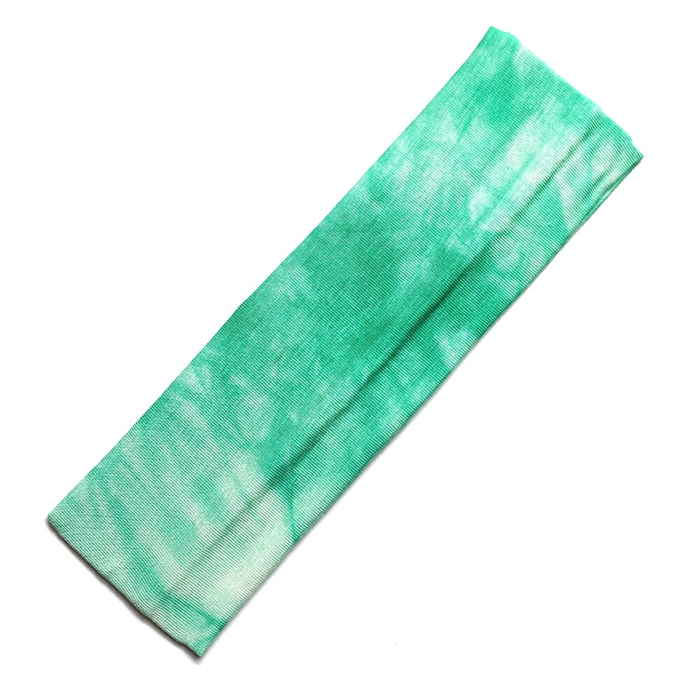 Nuove Donne di Modo Delle Ragazze Del Cotone Tie Dye Fascia Femminile di Stile Della Boemia Archi Hairbands Spiaggia Primavera Estate Accessori Per Capelli: Fruit green