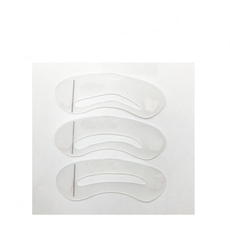 3 Pcs Eyebrow Shaping Stencils Grooming Kit Eyebrow Shaper Set Eye Brow Template Mold Cosmetic Makeup Tools