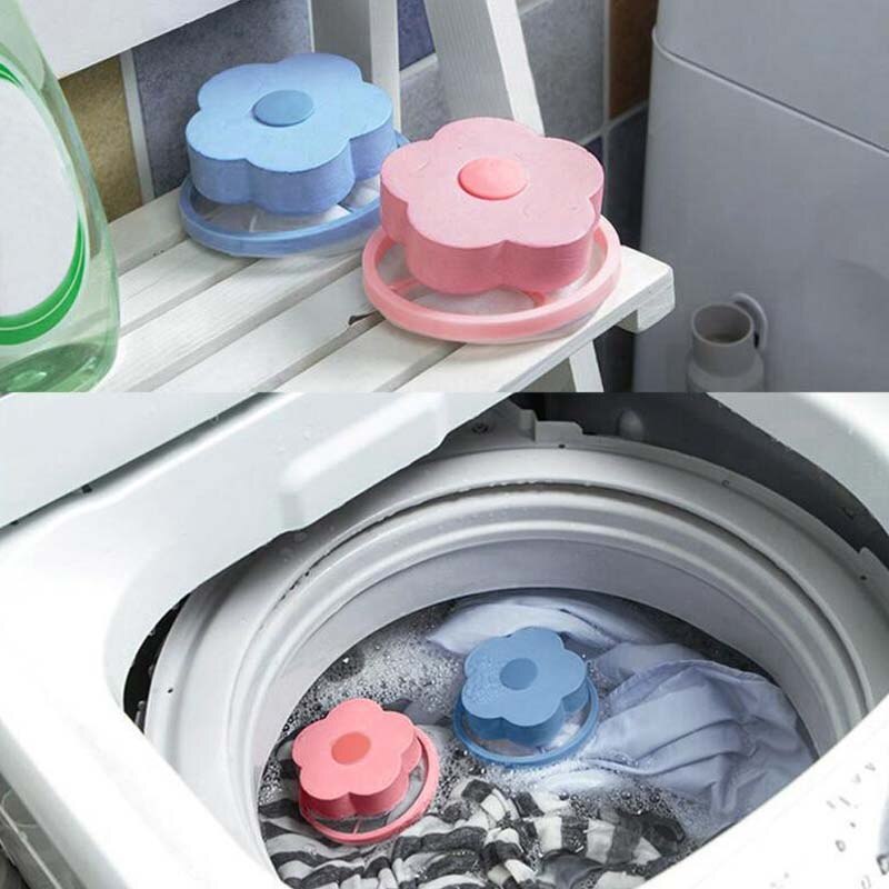 Washing Machine Filter Bag Mesh Filtering Hair Removal Device Wool Floating Washer Laundry Cleaning Needed