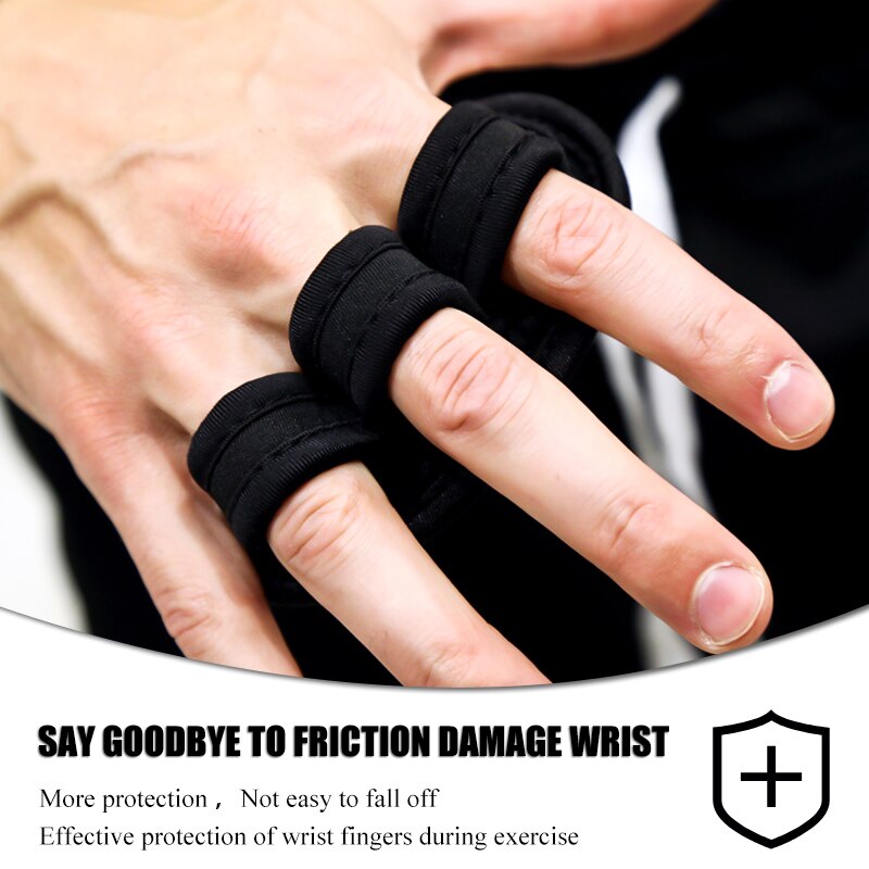Maxairms 1 st sport tyngdlyftningshandskar silikon anti-halk träning gymnastik grepp hand handflatan skydd halvfinger handske