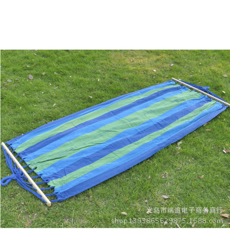 colour bar inspissate Canvas hammock outdoors single bed Leisure stick hammock Send bands hammock bedroom furniture