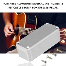 1Pcs Aluminum Stomp Box Effects 1590A Style Pedal Enclosure FOR Guitar sell Good