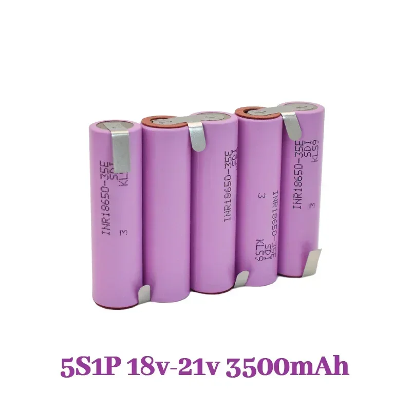 20A 18650 35E 3500mAh 7000mAh 3S 4S 5S 6S 8S 7.4V 12.6V 14.8V 18V 25.2V 29.6V do akumulatorów śrubokrętów akumulator spawalniczy: Czerwony
