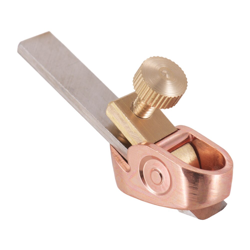 15mm Woodworking Finger Plane Cutter Planer Stainless Steel Luthier Tool Set for DIY Violin Viola Cello Wooden Instrument: 8mm Rose Gold 