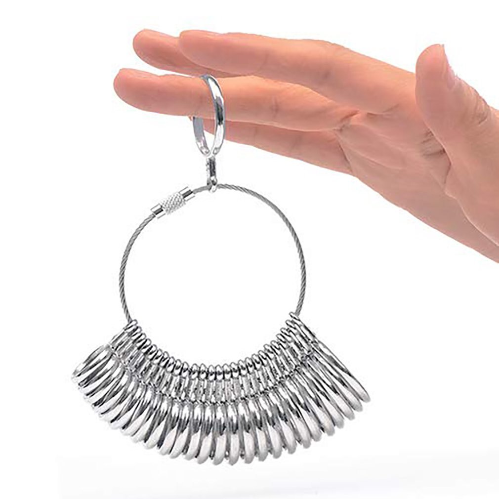 Nützliches, optionales Standard-ringgrößenmessgerät aus metall für sterben schmuckherstellung. messlehre.