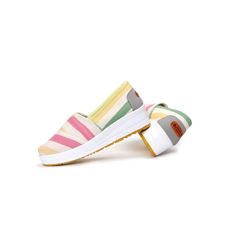 Skor kvinna sneakers klassiska casual skor student plattform dam hem