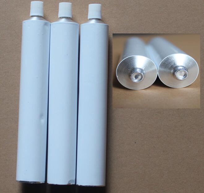 100 unids/lote tubos de pasta de dientes vacíos de aluminio con tapa de aguja sin sellar 10ml 20ml 50ml 60ml 100ml