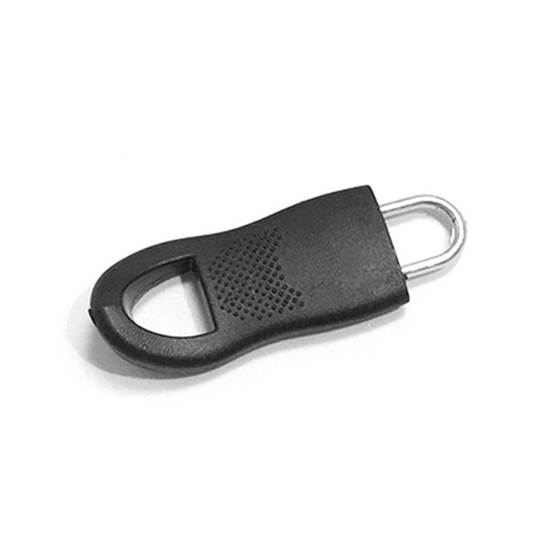 Kit de réparation de fermeture éclair, 10 pièces, remplacement universel, ensemble d'extracteur de fermeture éclair détachable, ceintures larges, taille élastique, fermetures éclair, vêtements de couture: Black No8