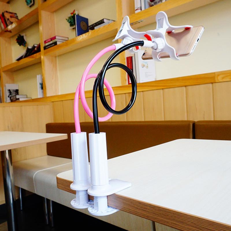 360 rotierenden Flexible Lange Arme Handy Halter Desktop-Bett Faul Halterung Telefon Stehen für iphone Tablet