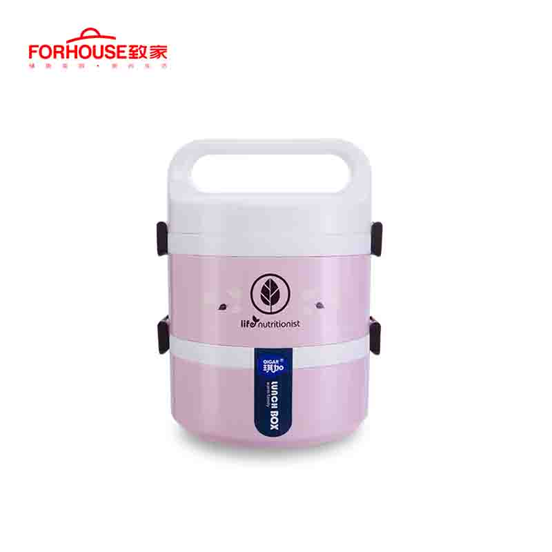 1-5 Layer Lunch Box Microwavable Bento Box Leak-Proof Portable Food Container Storage Box for Kids Large Size: pink / one layer1250ml
