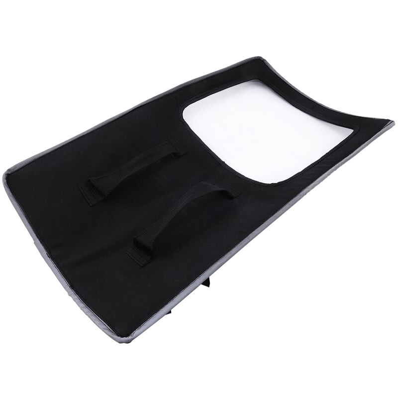 Motorcycle Barrier Board Folding Nylon Transparent Adjustable Motorcycle Rear Guard Plate Hand Held with Reflection