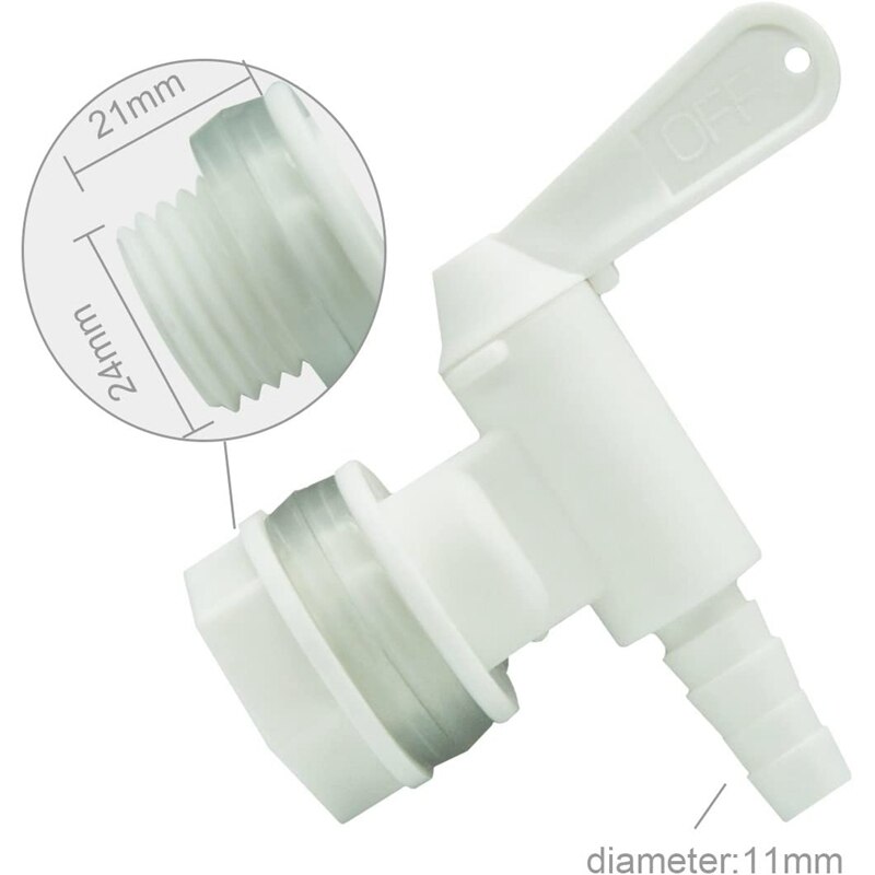 Bottling Bucket Plastic Spigot, Replacement Spigot Beer Tap Brewing Spigot for Beer or Soda Home Brewing PACK of 2