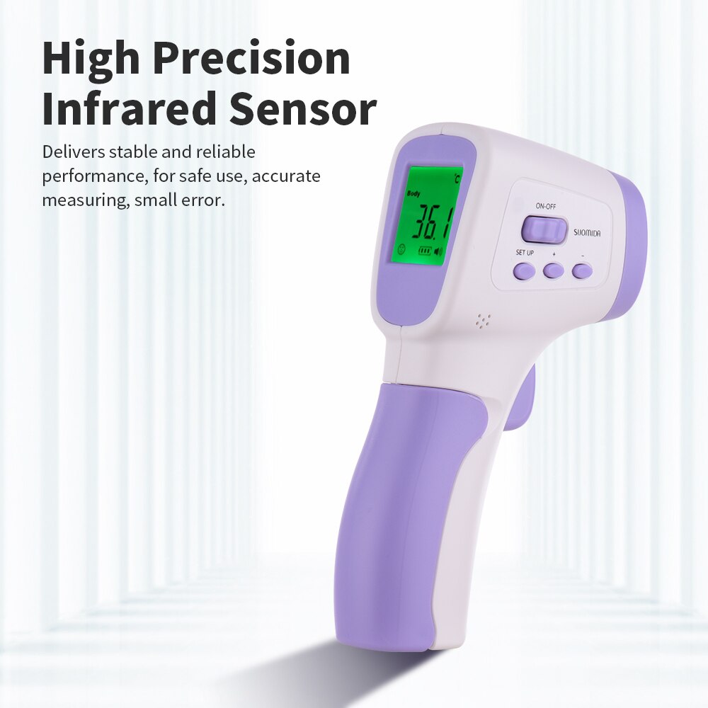 10 Style Non-contact Digital Infrared Forehead Thermometer Electronic Fever Temperature gun Meter Measurement IR Thermometer: Style 9