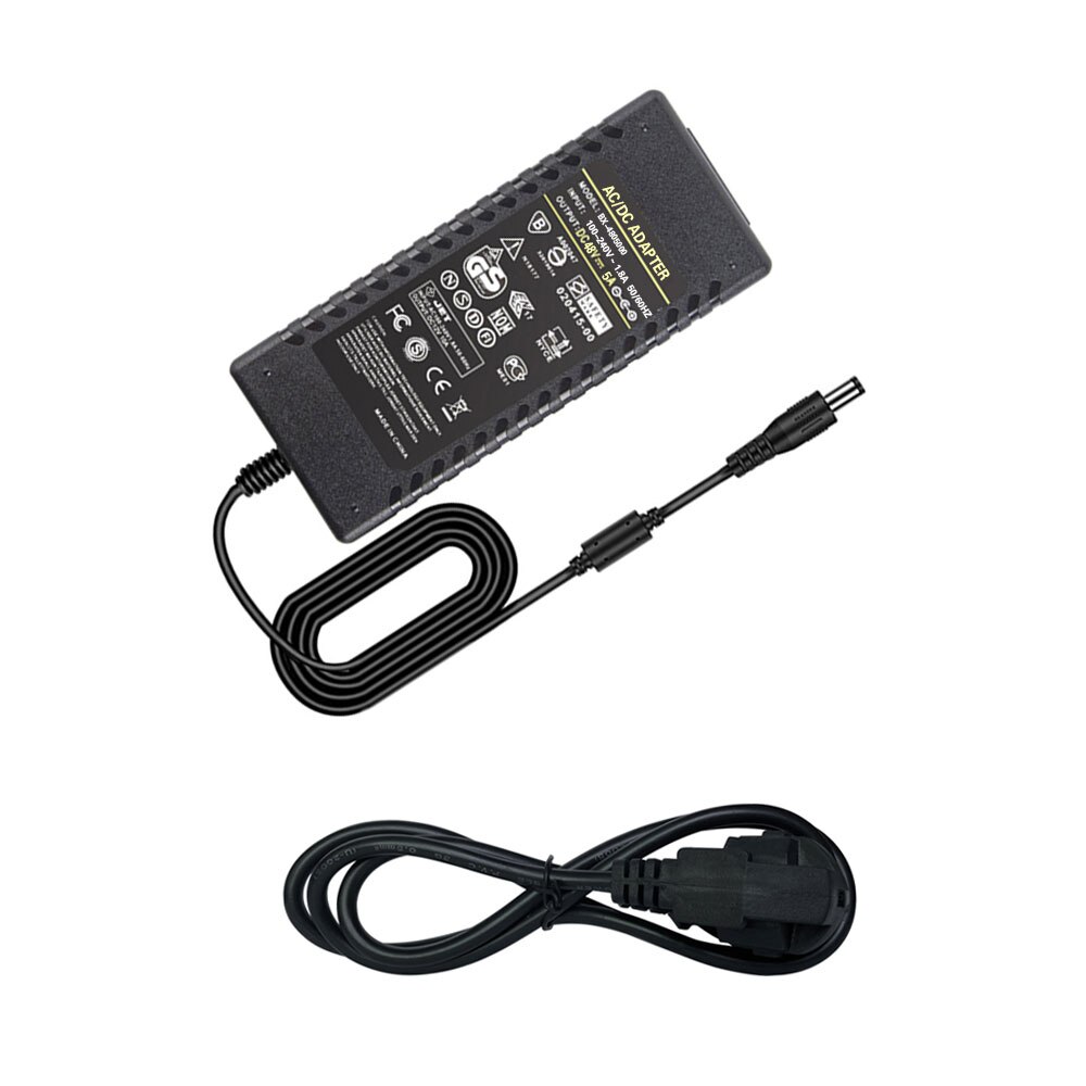 48V 5A Power Supply 240W AC/DC Adapter 48 V Volt POE Injector for Ethernet PoE Cameras IP Phones WiFi Access Points