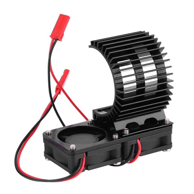 Køleplade med sidekøleventilator til 1/10 rc elbiler 540 550 motorer: Default Title