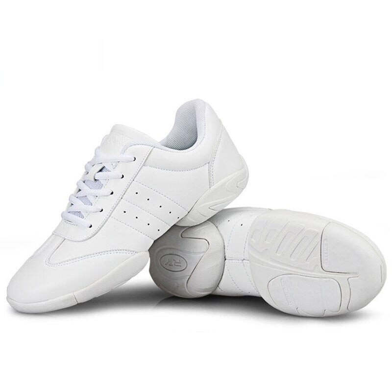 Aerobics Schoenen Voor Meisjes Professionele Training Gym Sportschoenen Lichtgewicht Fitness Schoenen Vrouwen Dansschoenen Sneakers: WHITE / 36