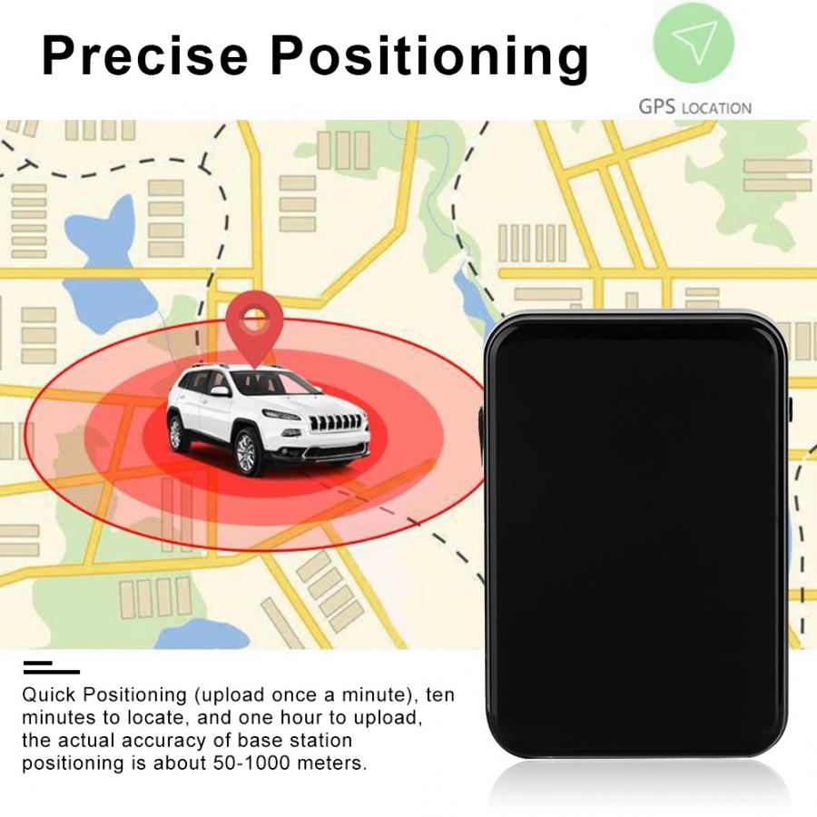 Portable GPS Vehicle People Security GPS Locator Safety Tracking Loss Prevention Black