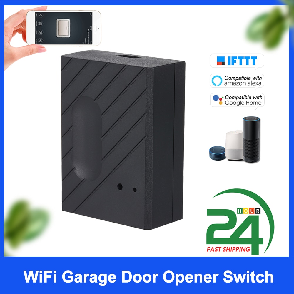 Wifi smart switch garageportcontroller kompatibel garageportåbner smart telefon fjernbetjening app timing funktion