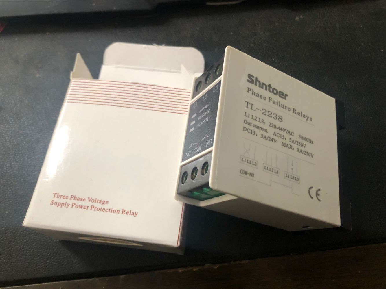 Phase Failure Phase Sequence Protection Relay TL-2238 220V-380VAC 5A 50/60Hz