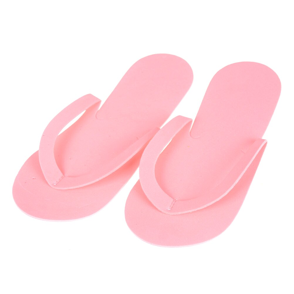 Non-slip 12 pairs Disposable Foam Slippers Spa Ped... – Grandado