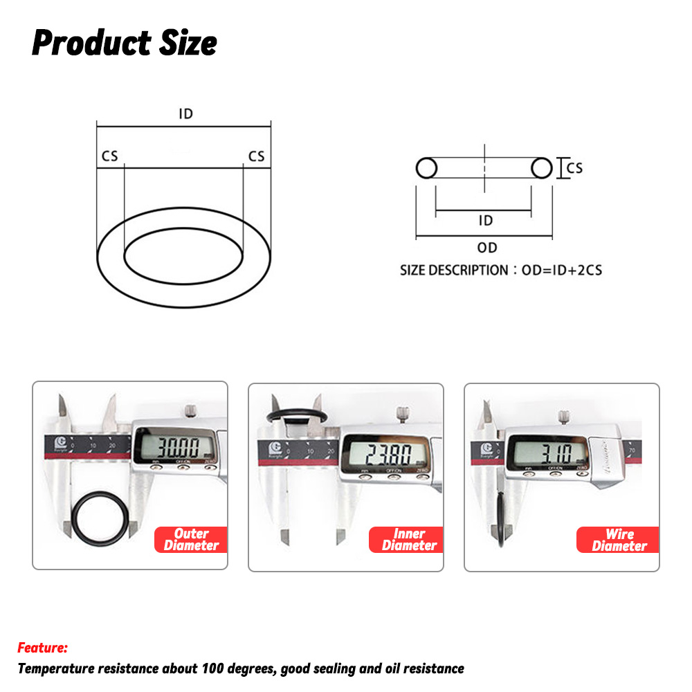 Gummi O Ring einstellen Dichtungen Dichtung Nitril Gummibänder Hochdruck O-Ringe Reparatur Bausatz Dichtung Gummiband O Gummi Ringe einstellen
