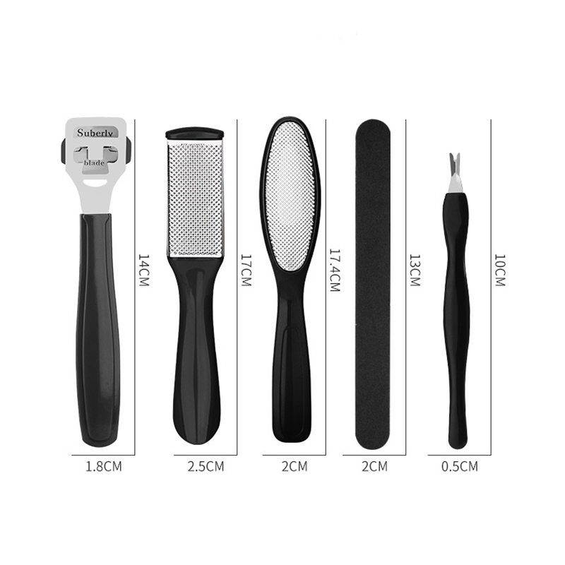 Narzędzia robić pedicure, pilniki robić pięt, artefakt robić złuszczania, szczotka robić usuwania odcisków, nierdzewna stal, ostrzenie stóp, dwustronna pedicura