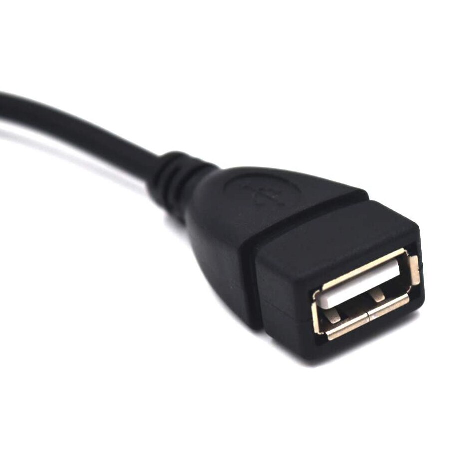 11.8 inch USB 2.0 Female to 5 Pin Screw Terminal Female Charging and Data Transfer Adapter Connector Converter Extension Shield