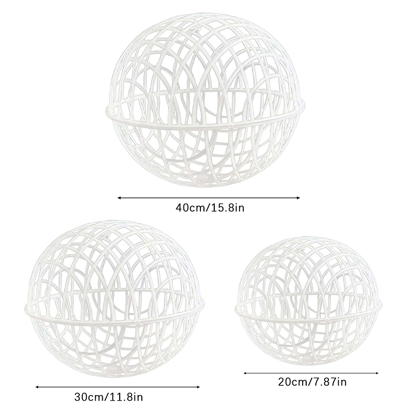 Outdoor Pet Ball Cage, Movable Dome-Shaped Animal Hutch, Plastic Mesh Pet Enclosure, Rabbit Coop