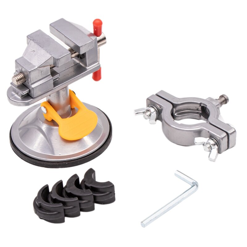 Étau ventouse 360 degrés Rotation étau électrique rapide ventouse Table vis réparation outils étau universel pince: Default Title