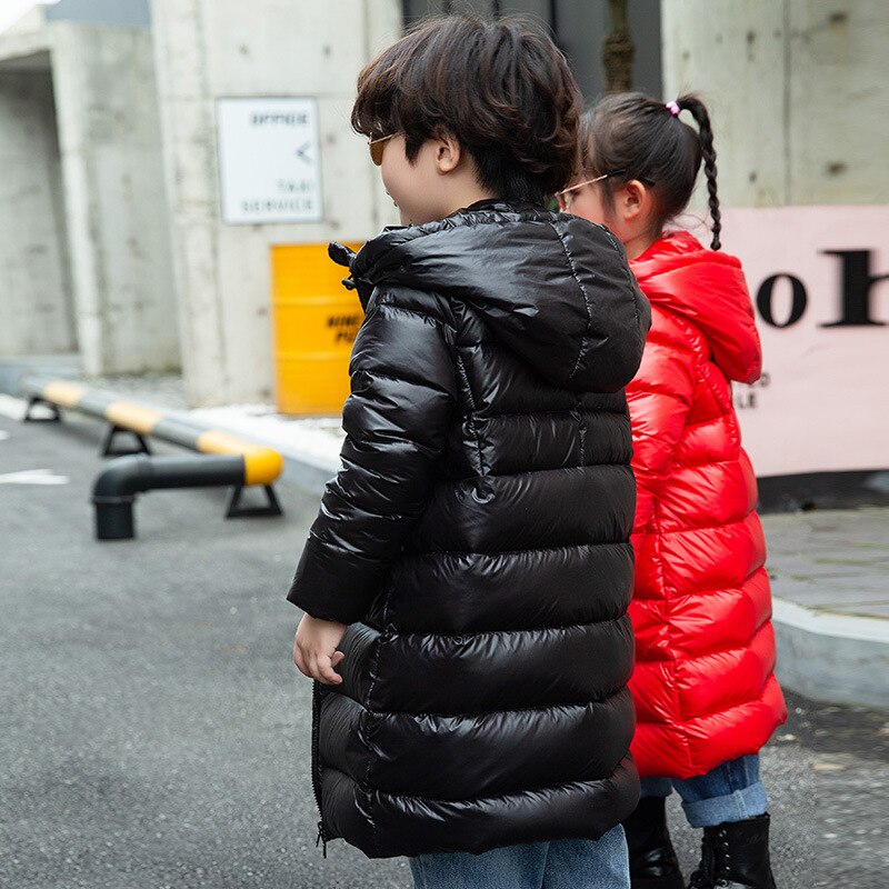 Kids Meisjes Jas Kleding Kinderen Donsjack Jongens En Meisjes Tiener Baby Herfst Winter Lange Hooded Warme Jas Bovenkleding