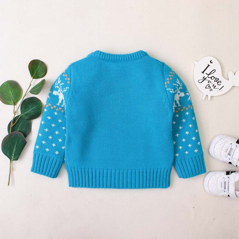 Emmababy Baby Meisje Jongen Baby Outfit Zachte Kleding Peuter Kerst Gedrukt Trui Unisex Sweatshirt 0-18M