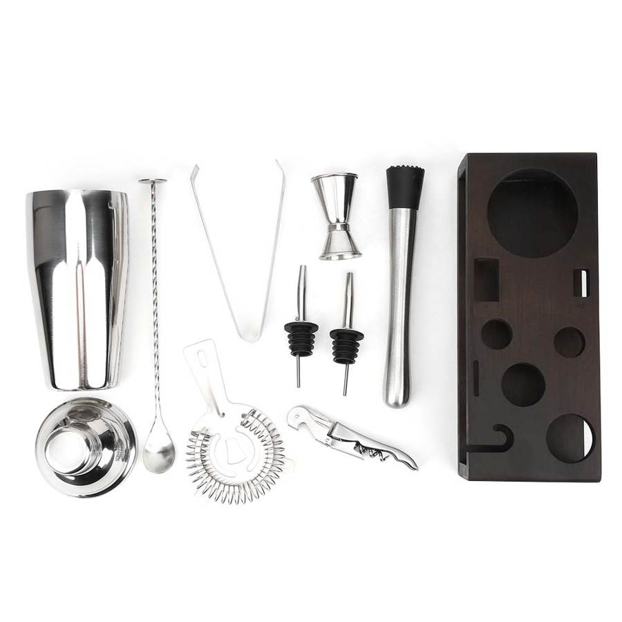 10 Stks/set Cocktail Shakers Mixer Set Rvs Bar Bar Barman Gereedschap Kit Voor Kitchen Bar Gereedschap