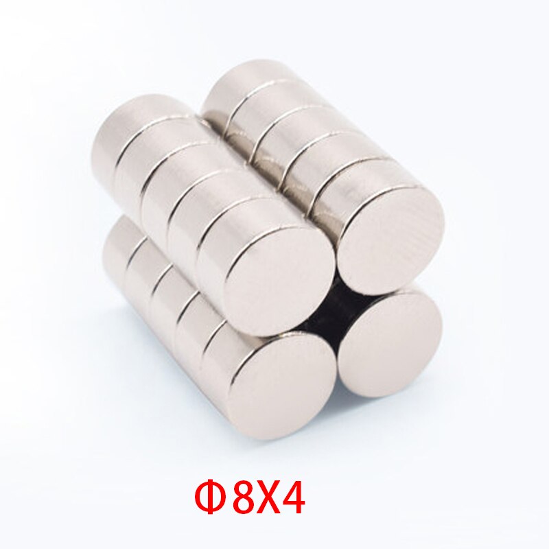 10Pcs 30Pcs 50 Stuks Ronde Neodymium Magneet Zeldzame Aarde Kleine Sterke Krachtige Permanente Ndfeb Disc Magneten