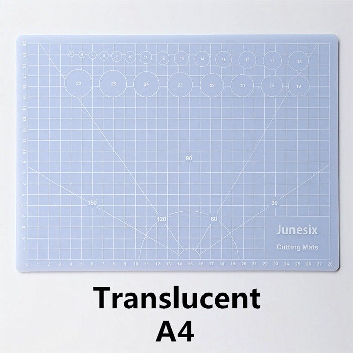 Translucent PVC Cutting Mat Rubber Stamp Carving Patchwork Pad Artist Manual Tool Double-Sided Self-Healing Sculpture Board: A4