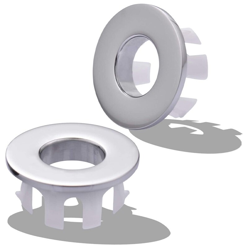 Kitchen Bathroom Sink Basin Wash Basin Sink Cover Overflow Cover,2 Pieces