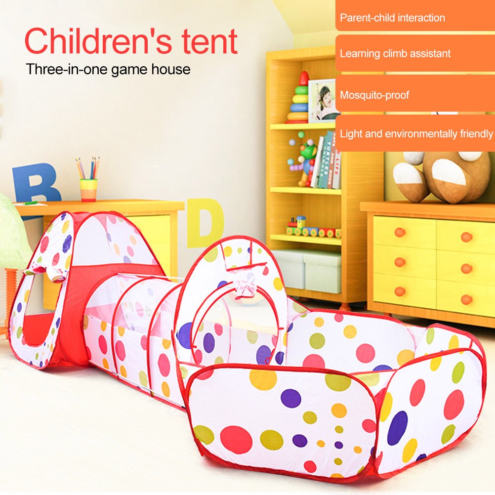 3 sztuk/zestaw namiot robić gry dla dzieci indeksowania tunel i basen z piłeczkami namiot zabawkowy domek dla dzieci indeksowania morski piłka namiot zabawkowy