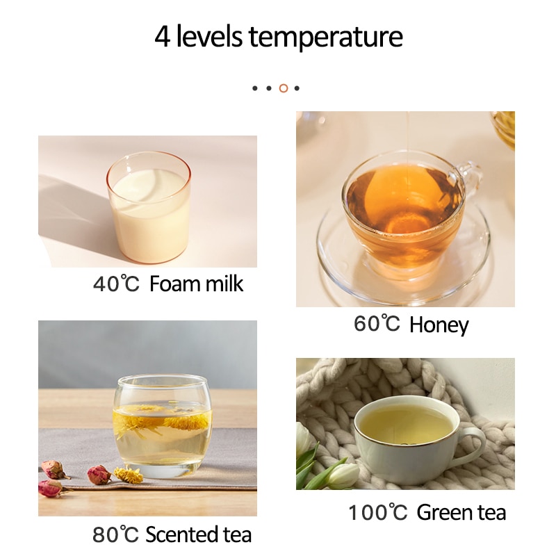 Foldable Electric Kettle Dechlorination Portable Heat Preservation Smart Boiled Water Pot Stainless Steel Liner Teapot 300W