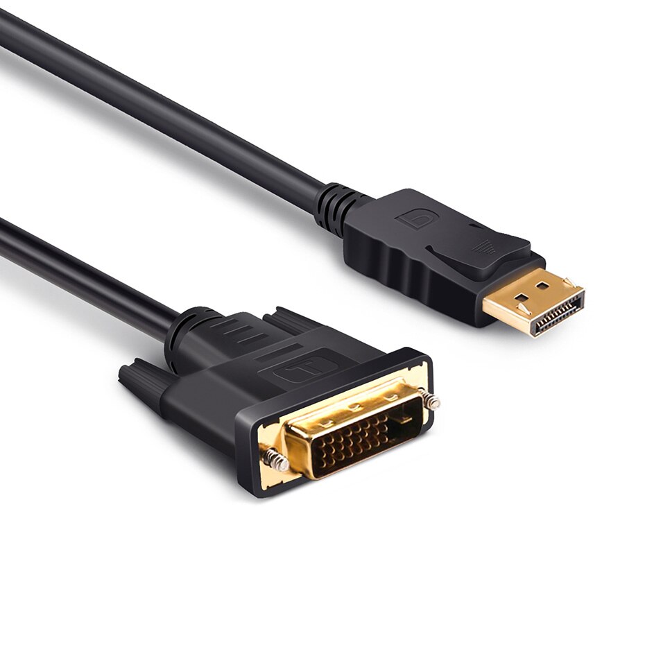 6ft 1.8M Displayport dp naar DVI kabel adapter displayport male naar DVI-D kabel koord voor HP Dell Lenovo asus PC laptop monitor